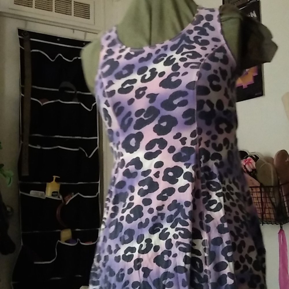 Leopard print dress